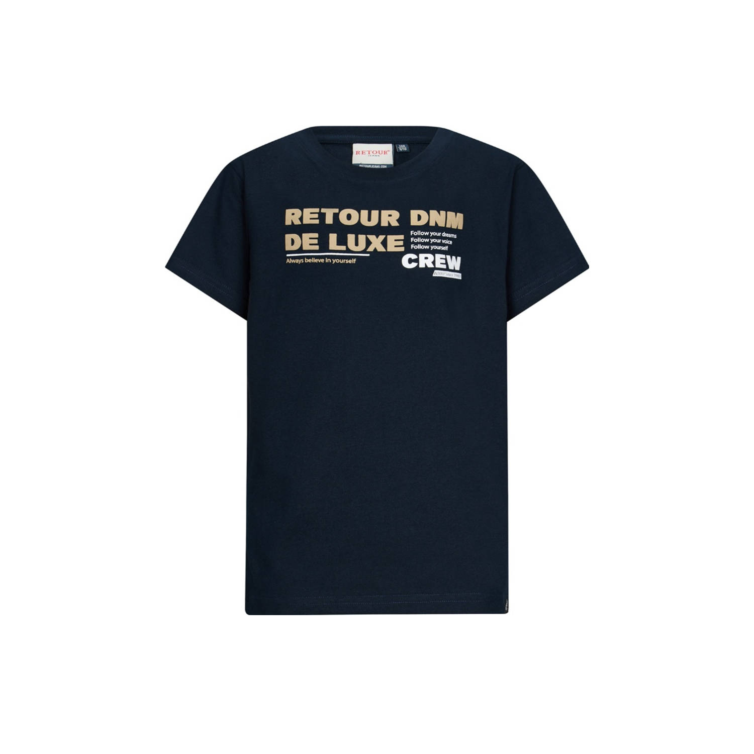 Retour Jeans T-shirt donkerblauw
