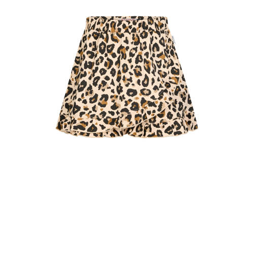 Retour Jeans skort met panterprint beige/bruin afbeelding
