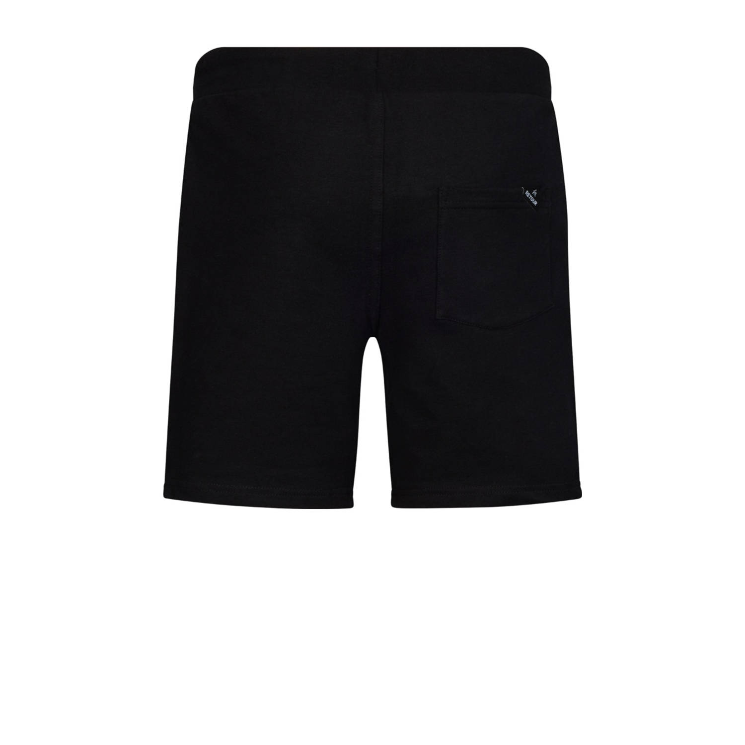 Retour Jeans regular sweatshort zwart