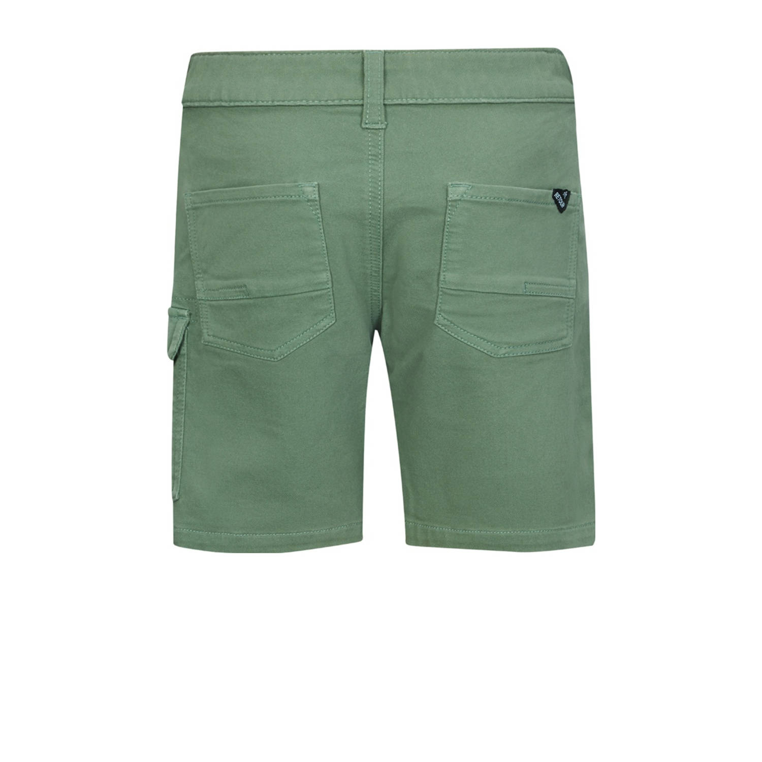 Retour Jeans straight cargo short groen