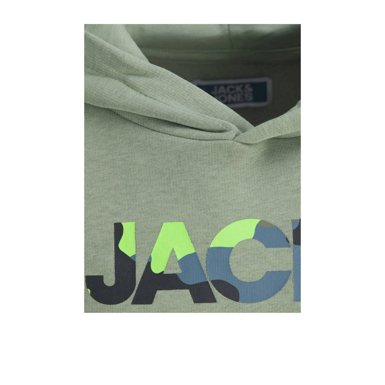 JACK & JONES JUNIOR hoodie lichtgroen