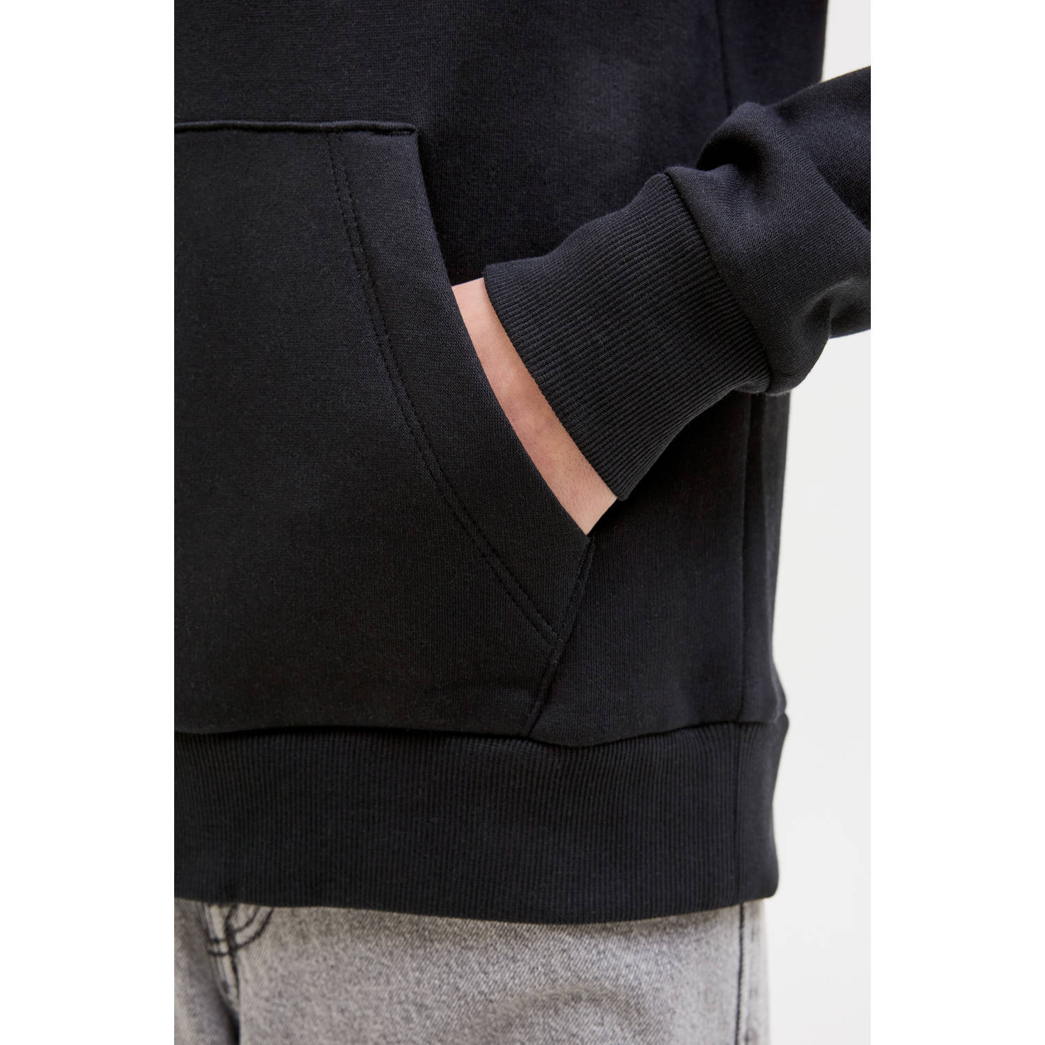 JACK & JONES JUNIOR hoodie zwart