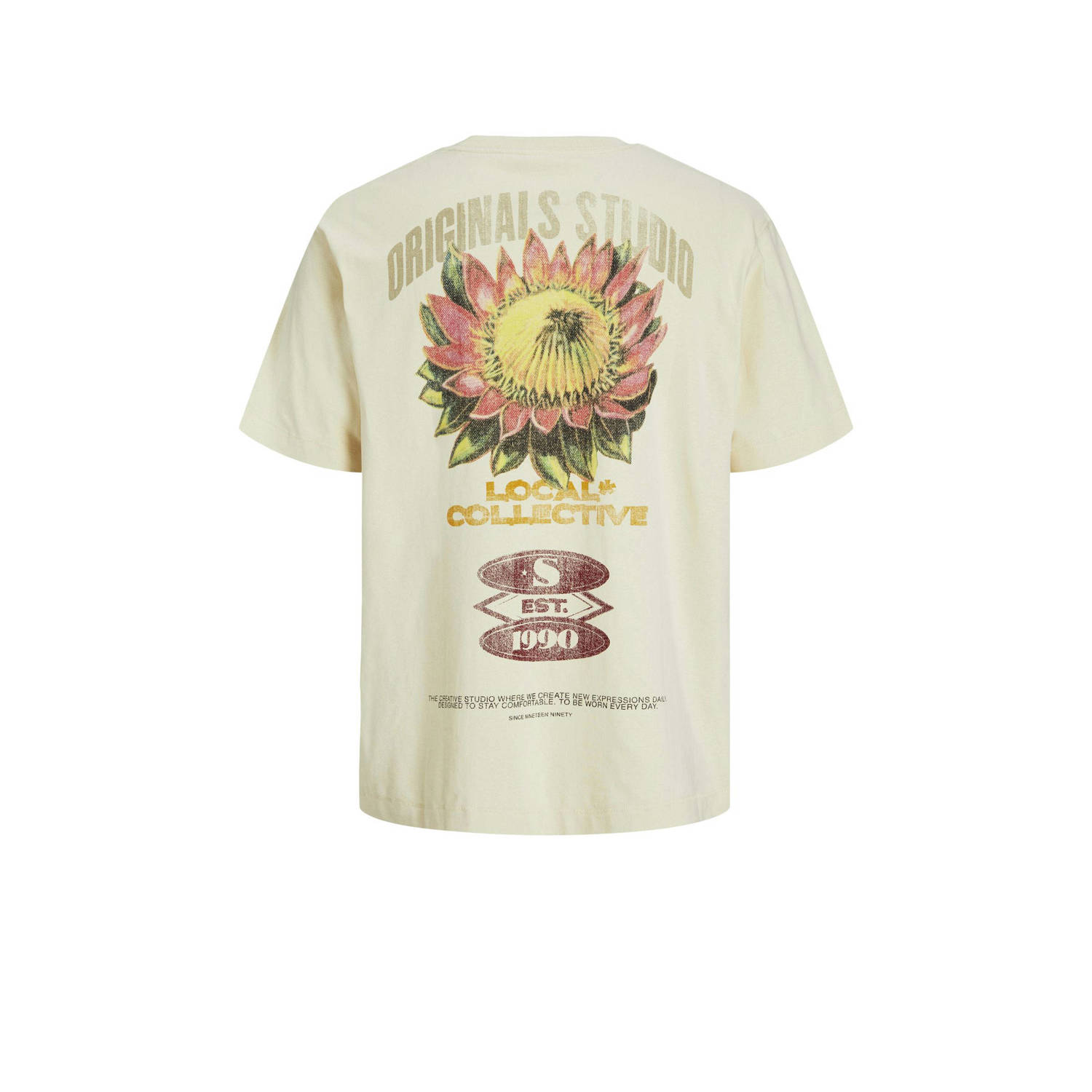 JACK & JONES JUNIOR T-shirt ecru