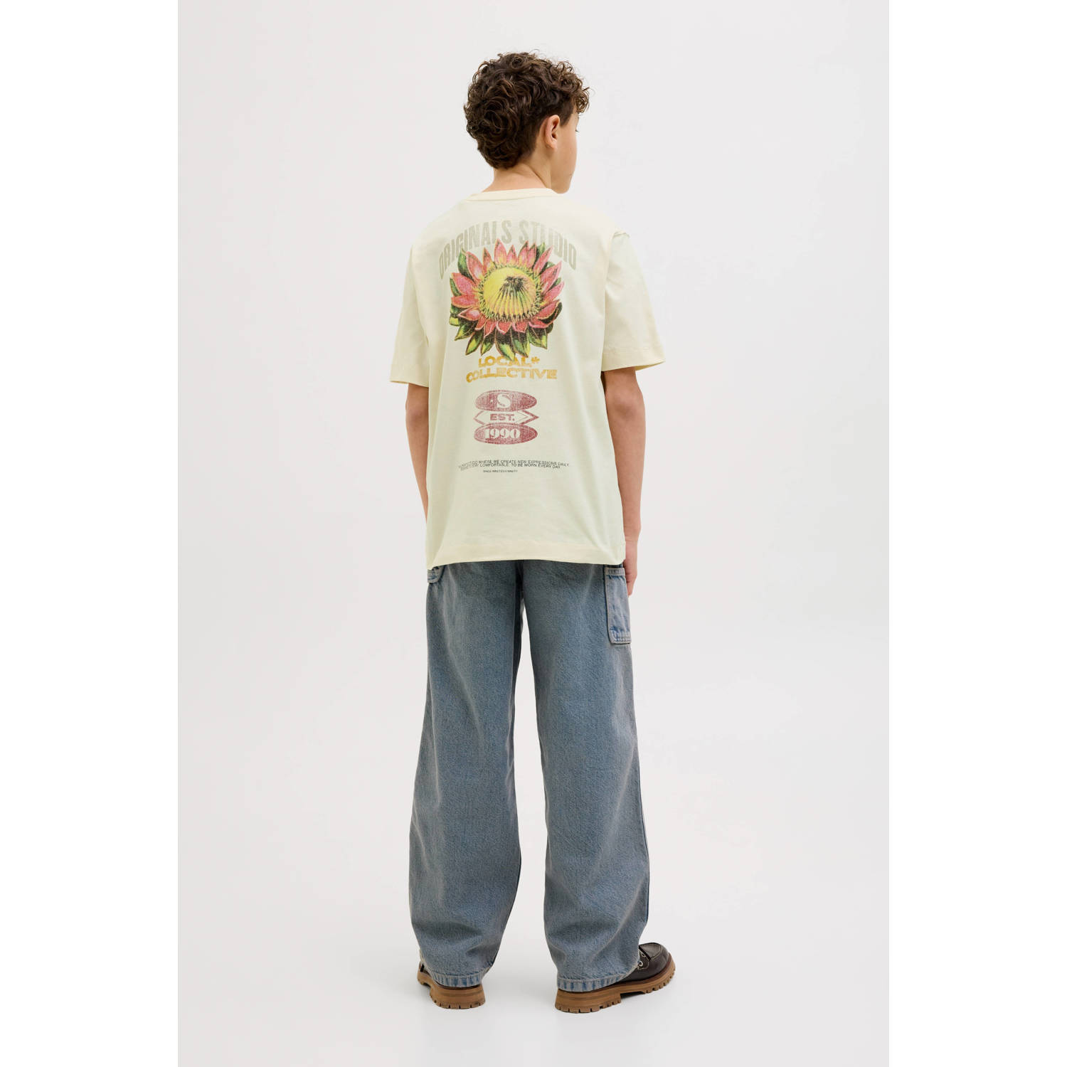 JACK & JONES JUNIOR T-shirt ecru