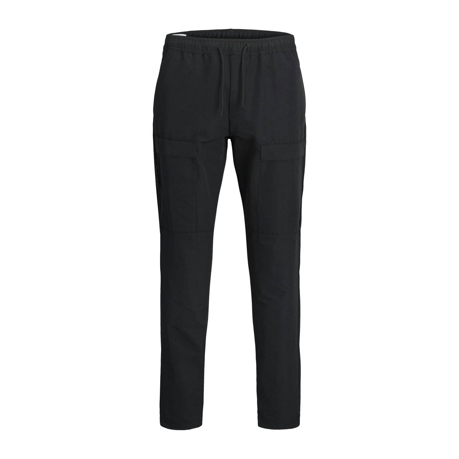 JACK & JONES JUNIOR casual broek zwart