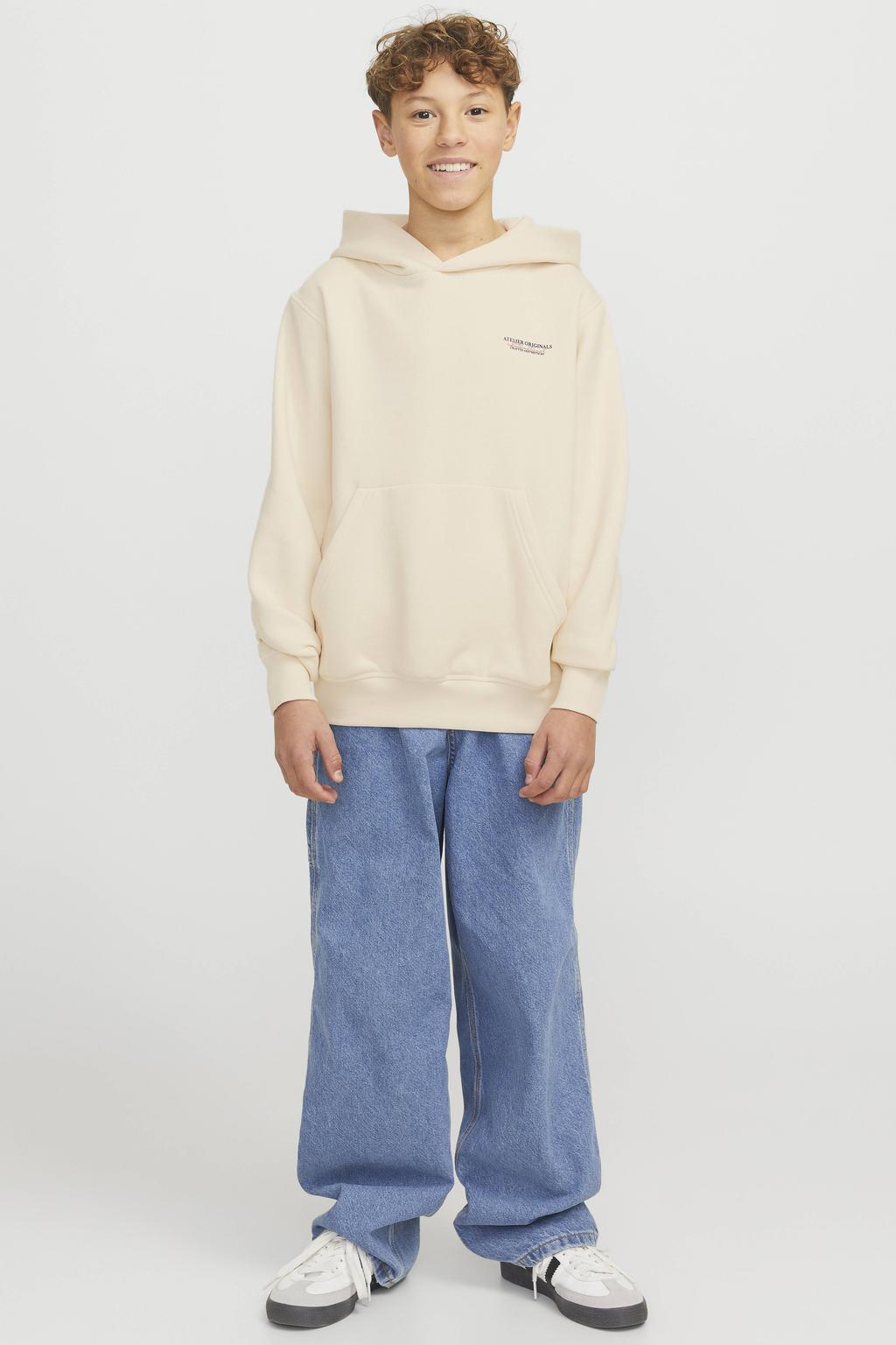 JACK & JONES JUNIOR hoodie ecru