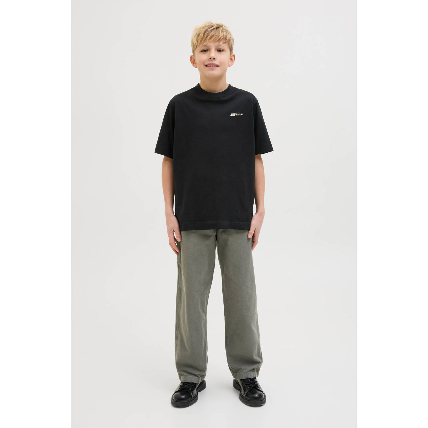 Jack & Jones Junior T-shirt JORISLINGTON TYPE TEE SS CREW N. SN JNR