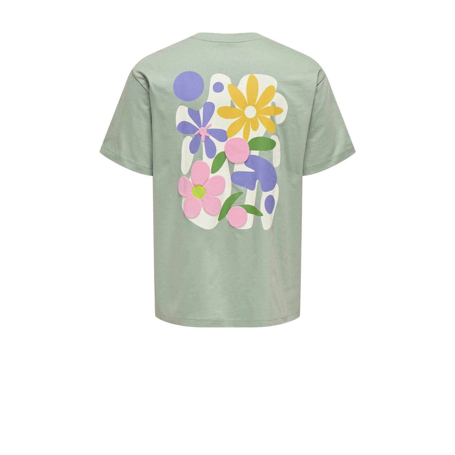 ONLY & SONS JUNIOR T-shirt groen
