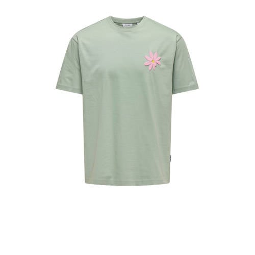 ONLY & SONS JUNIOR T-shirt groen afbeelding