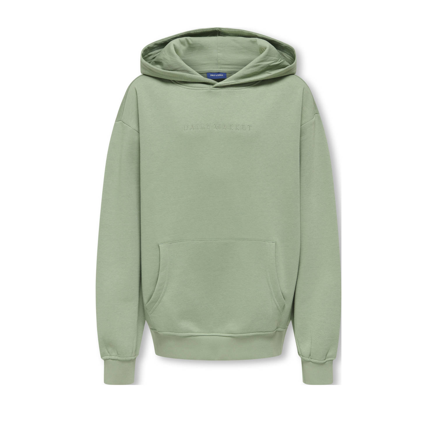 ONLY & SONS JUNIOR hoodie groen