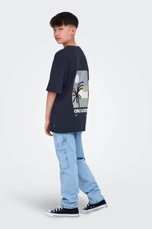 T-shirt donkerblauw