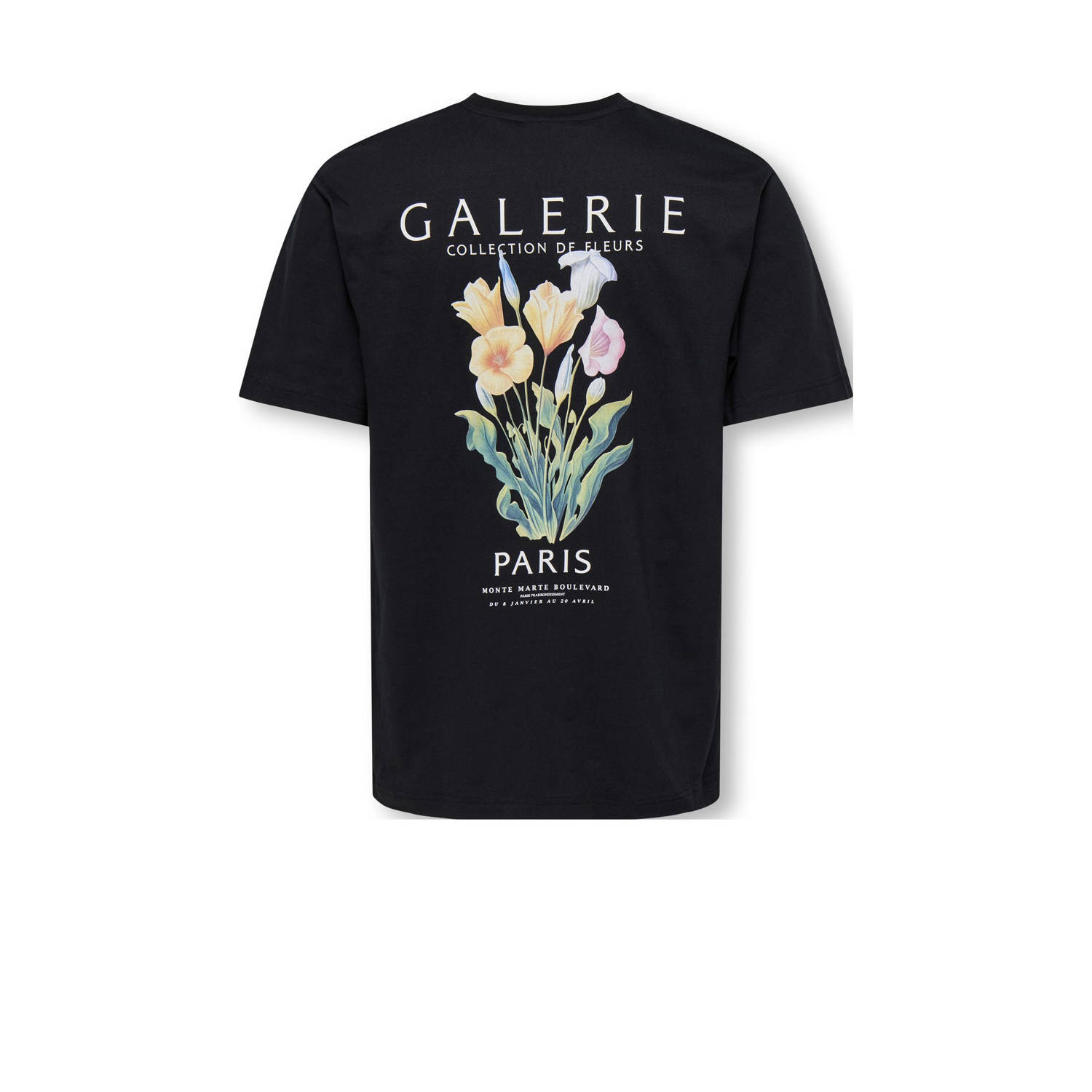 ONLY & SONS JUNIOR T-shirt zwart