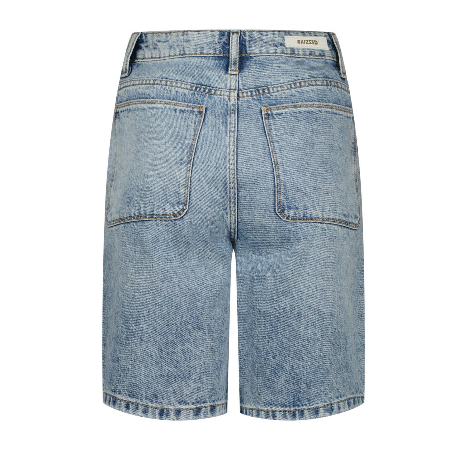 Raizzed regular waist denim short Meadow medium blue denim