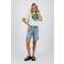 Raizzed regular waist denim short Meadow medium blue denim