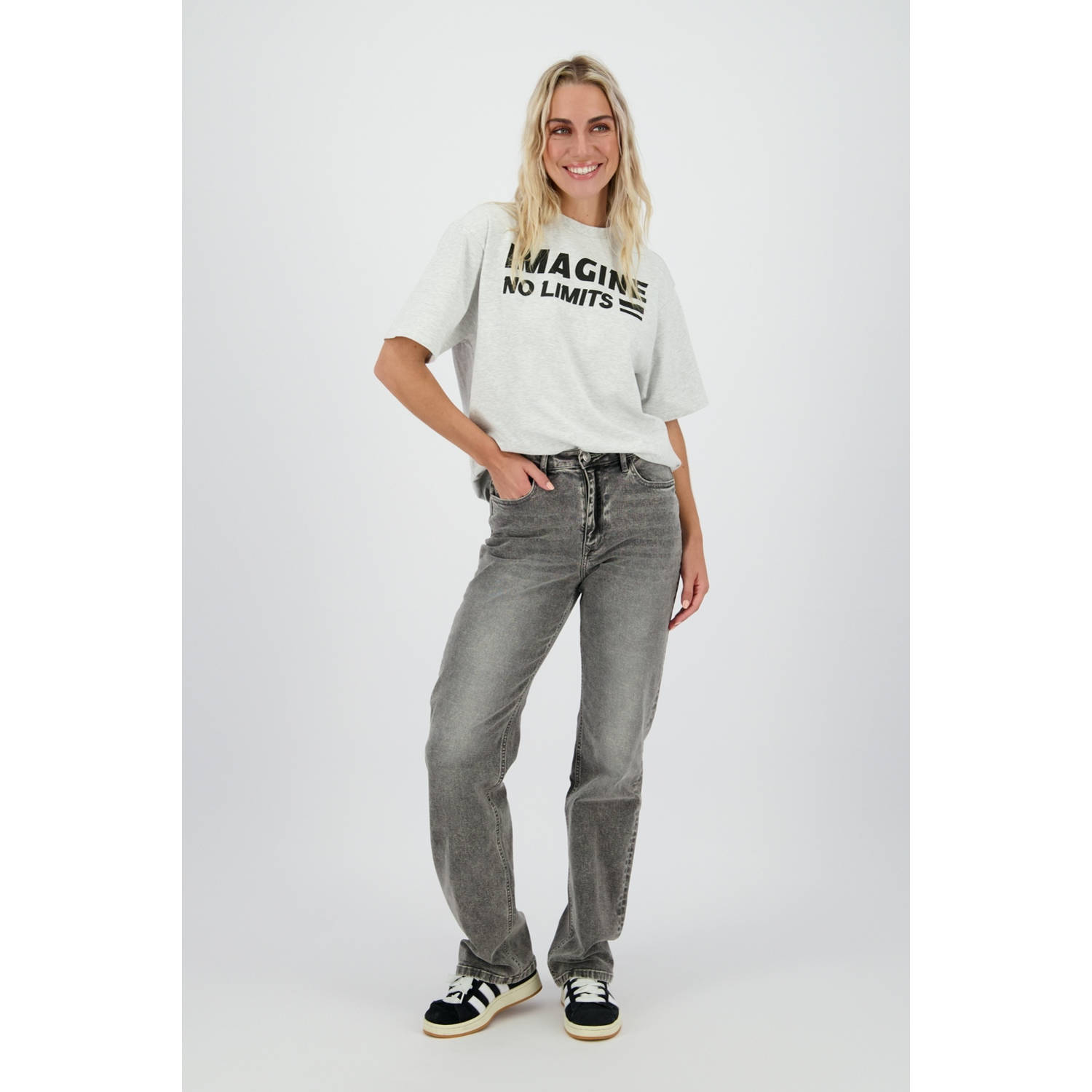 Raizzed high waist jeans Sarah grey denim