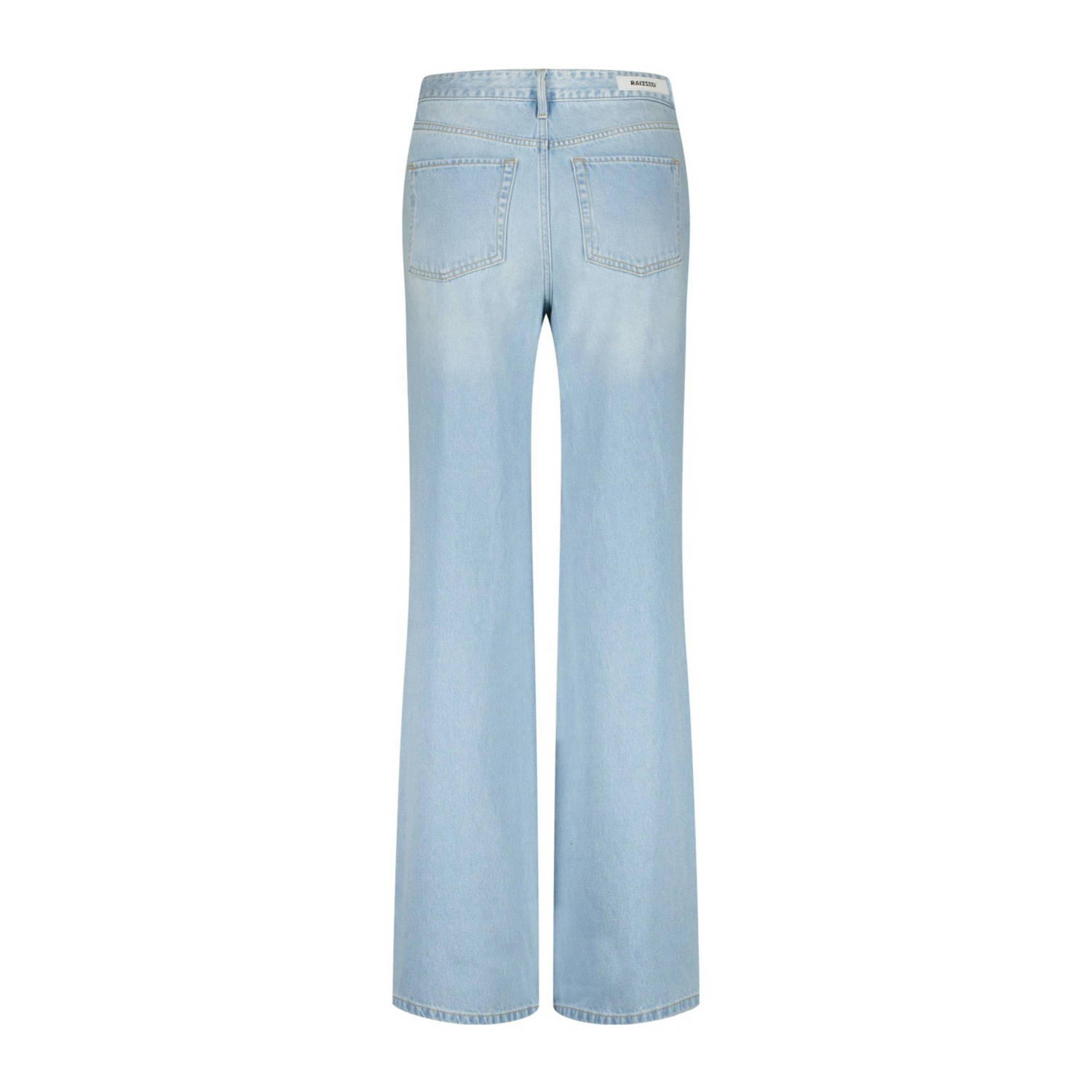 Raizzed regular waist wide leg jeans Sky light blue denim