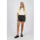 Raizzed slim high waist denim short black denim