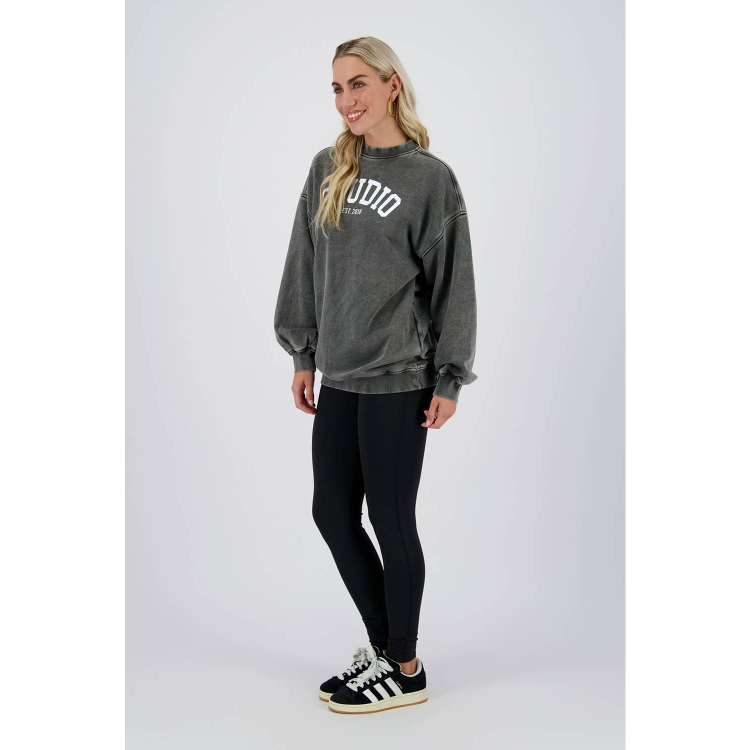 Raizzed sweater Aiva antraciet