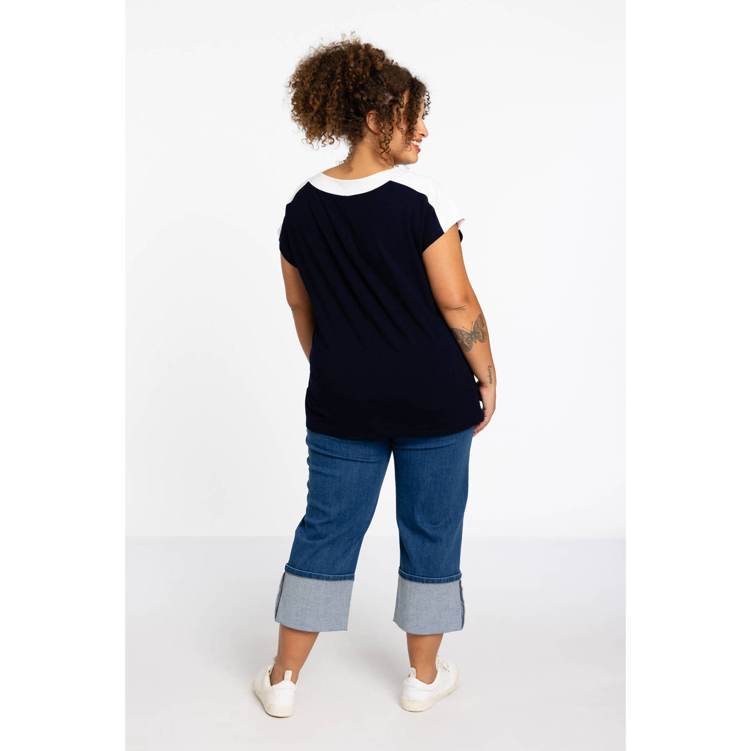 YOEK tuniek donkerblauw