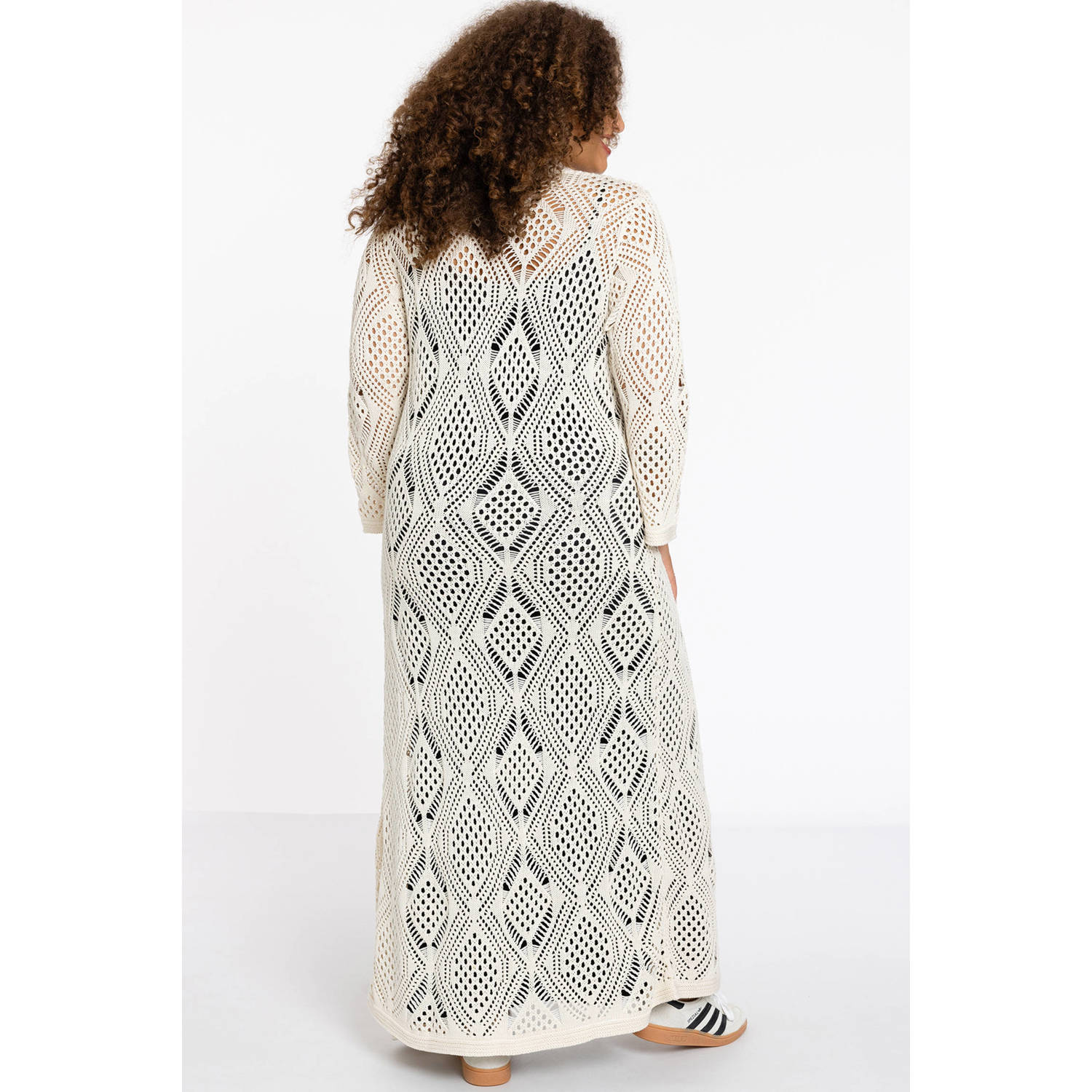YOEK Lounge lang vest ecru
