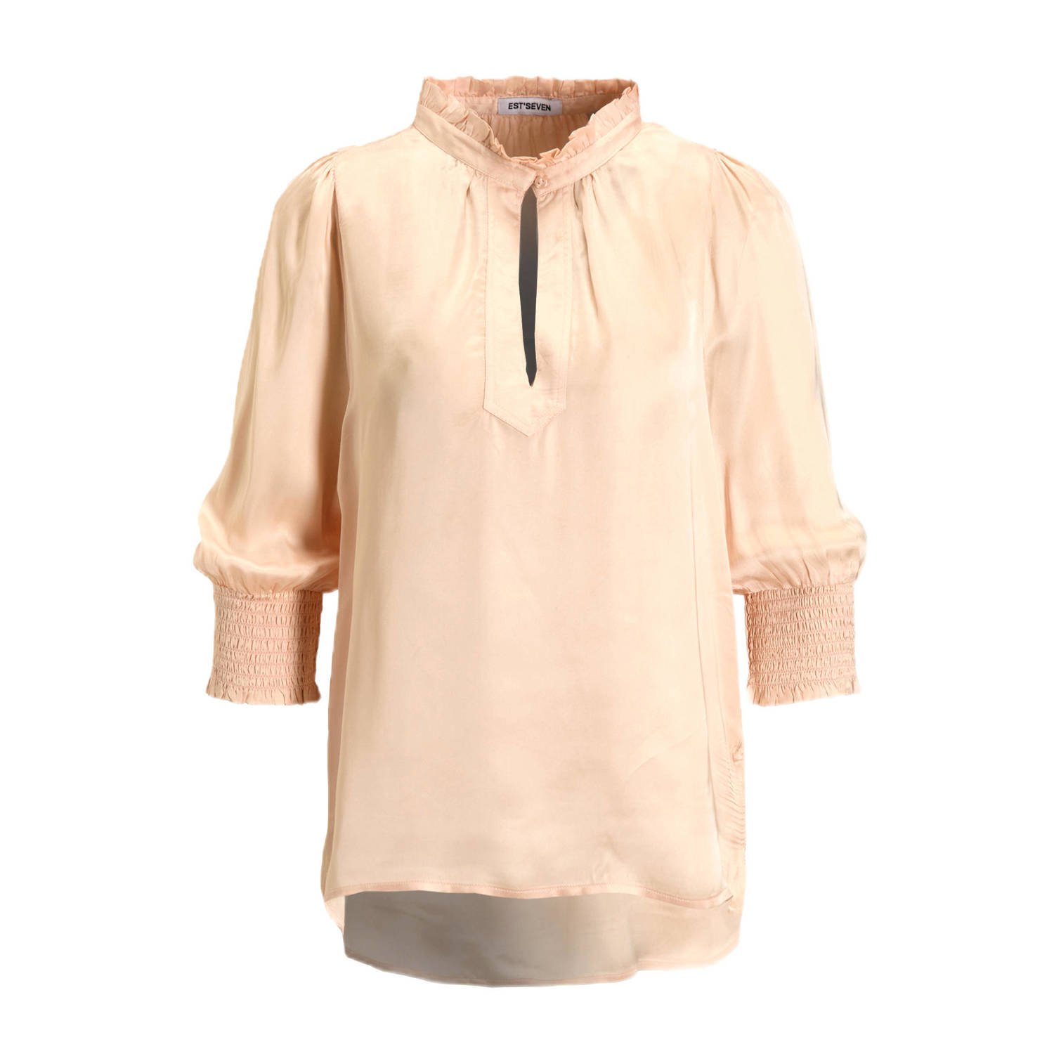 EST'SEVEN Dames Blouses Elise Blouse Lichtroze