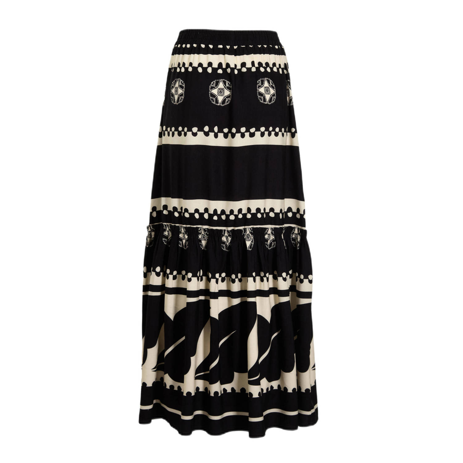 Est'seven maxi rok zwart