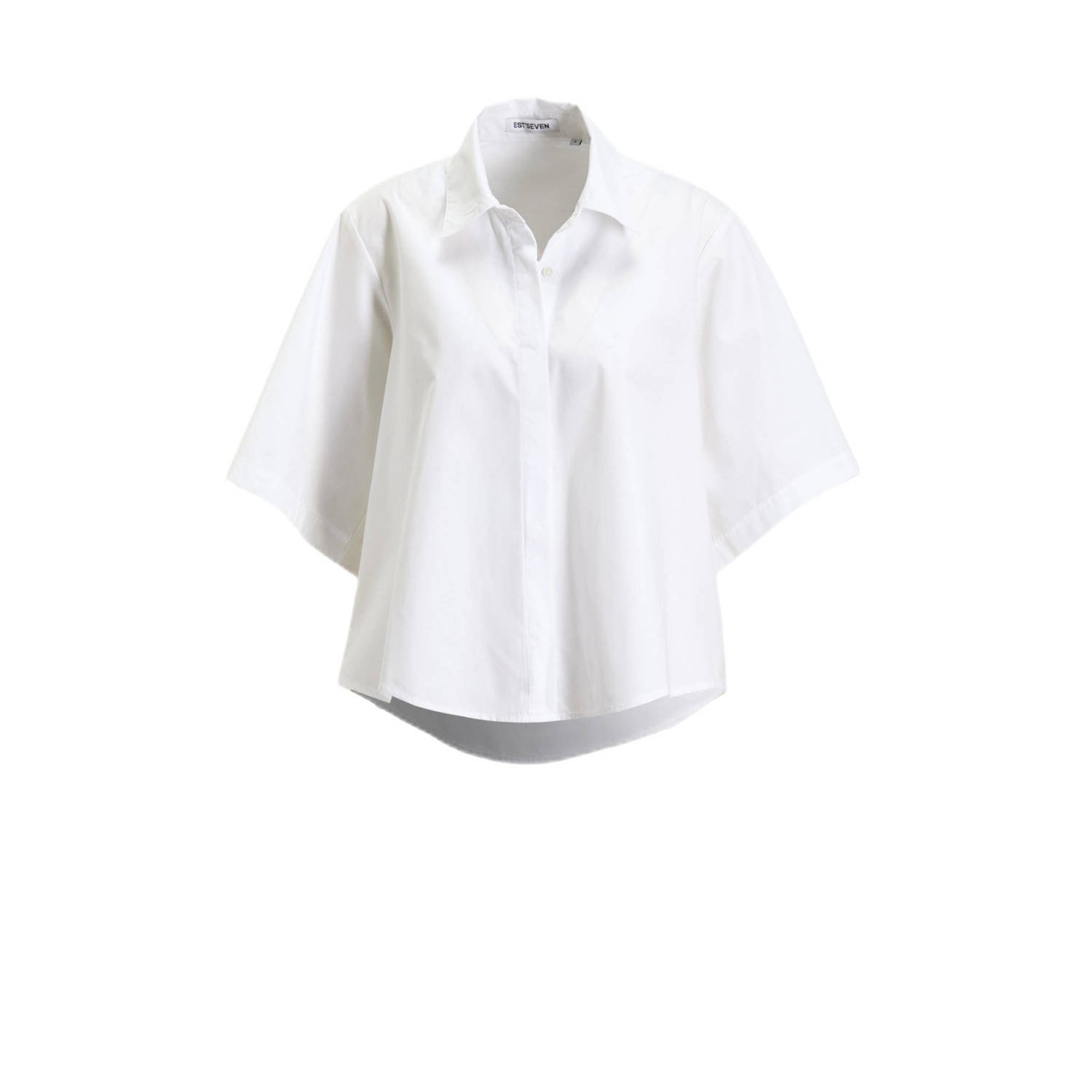 EST'SEVEN Dames Blouses Alijah Blouse Wit