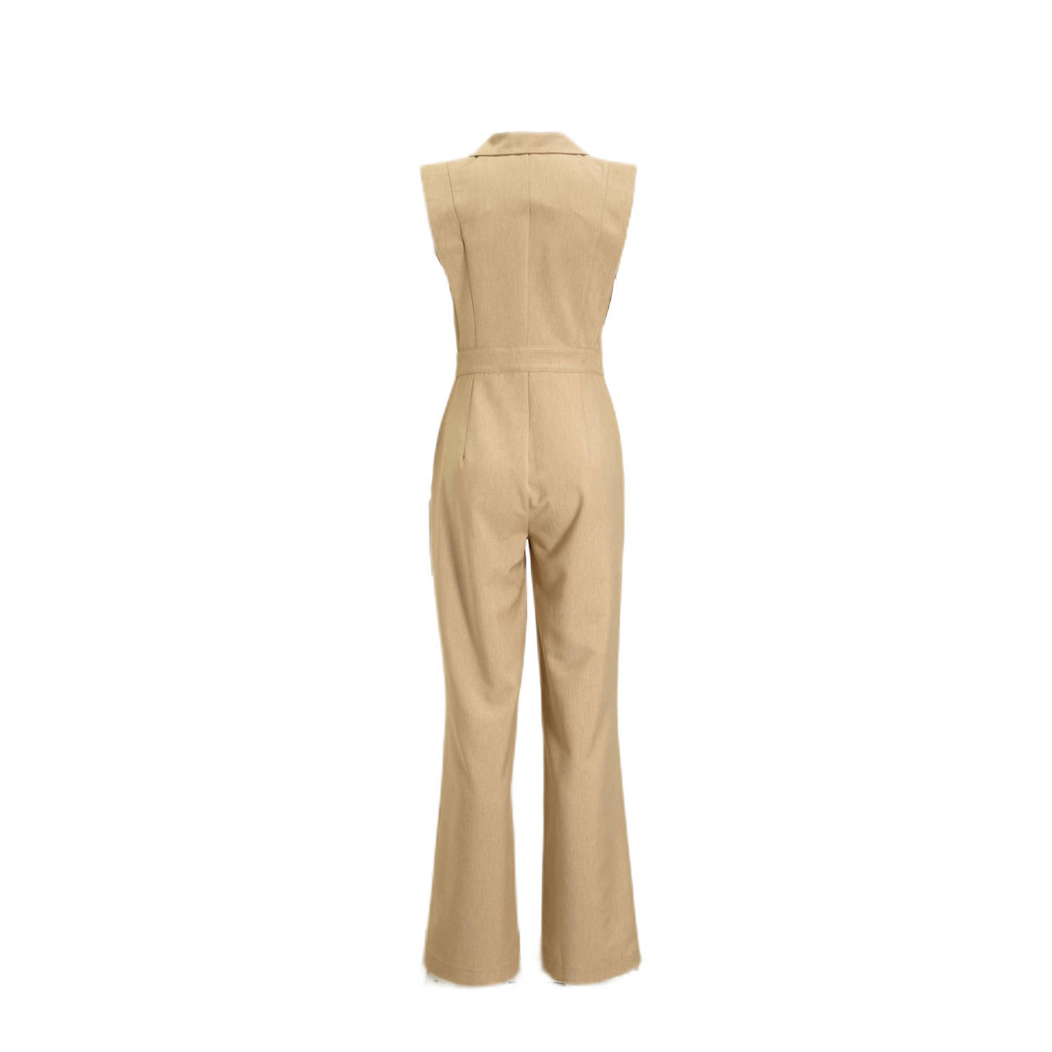 Est'seven regular jumpsuit beige