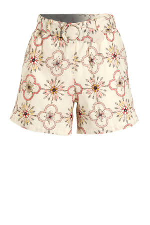 relaxed regular waist casual short crème