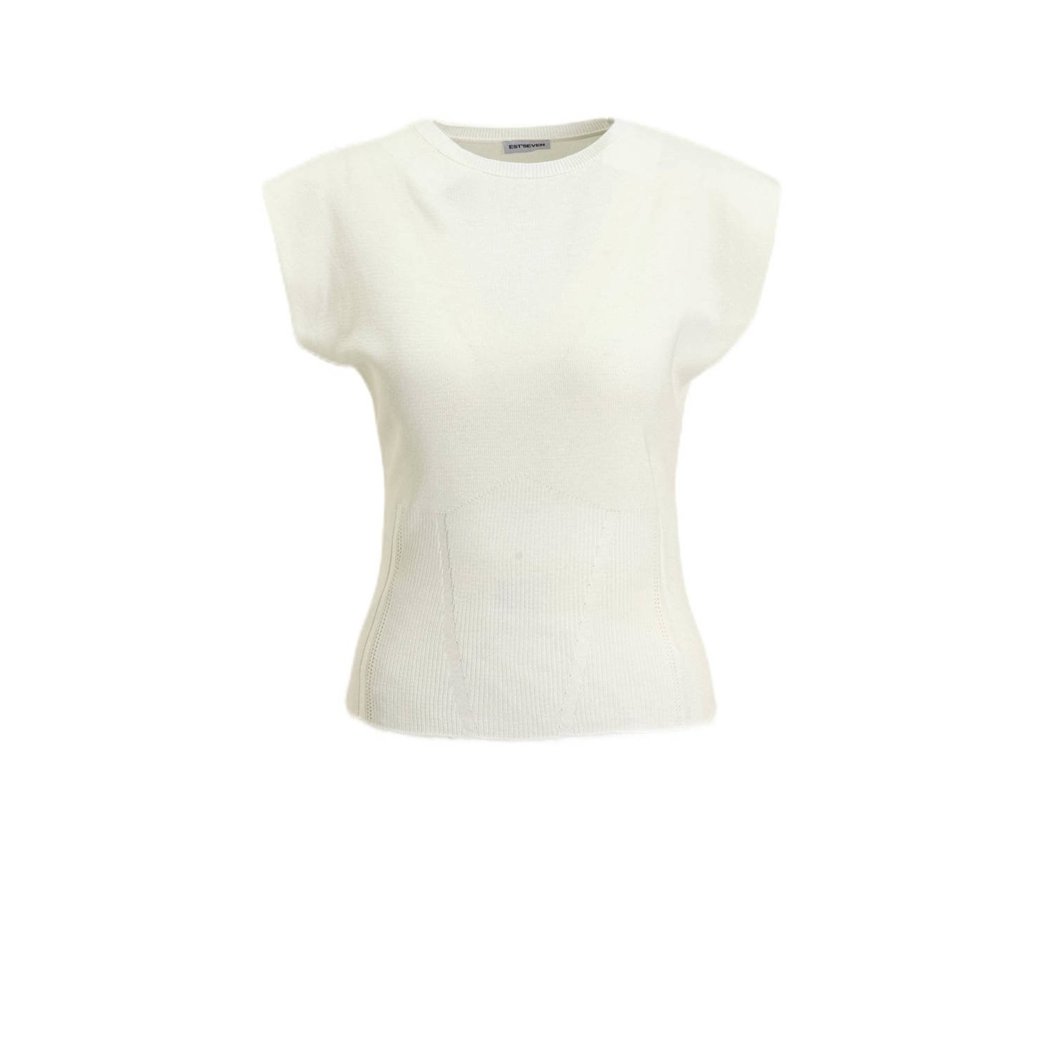 EST'SEVEN Dames Tops & T-shirts Adrienne Ecru