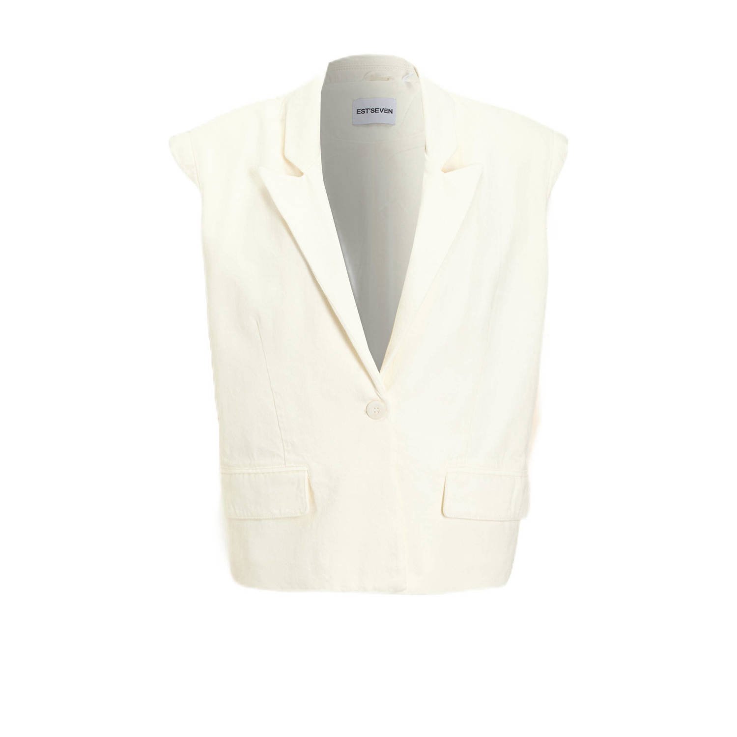 Est'seven gilet wit