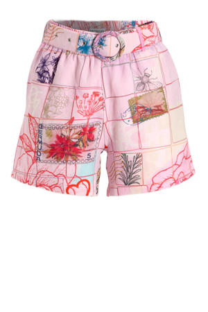 regular waist casual short roze