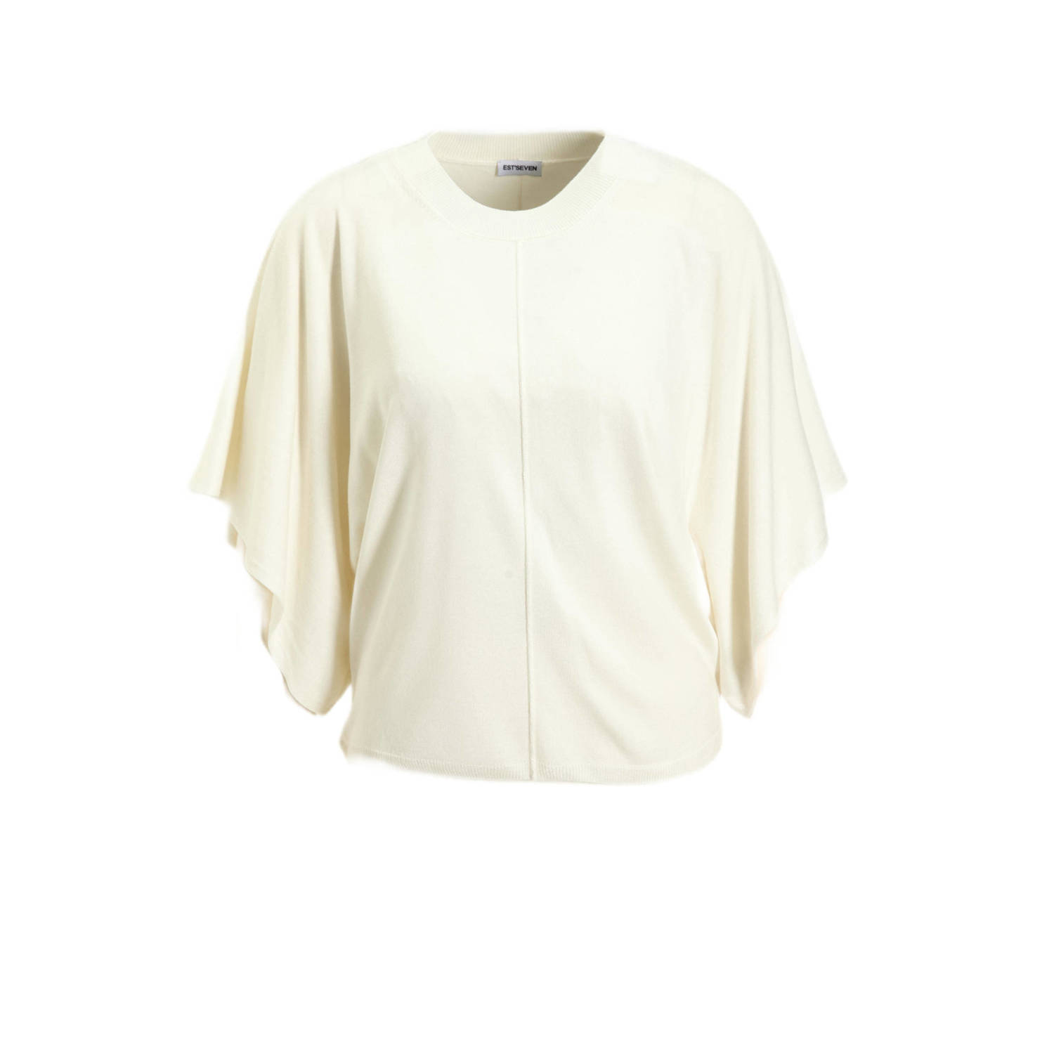 Est'Seven Zachte viscose top Suzette naturel