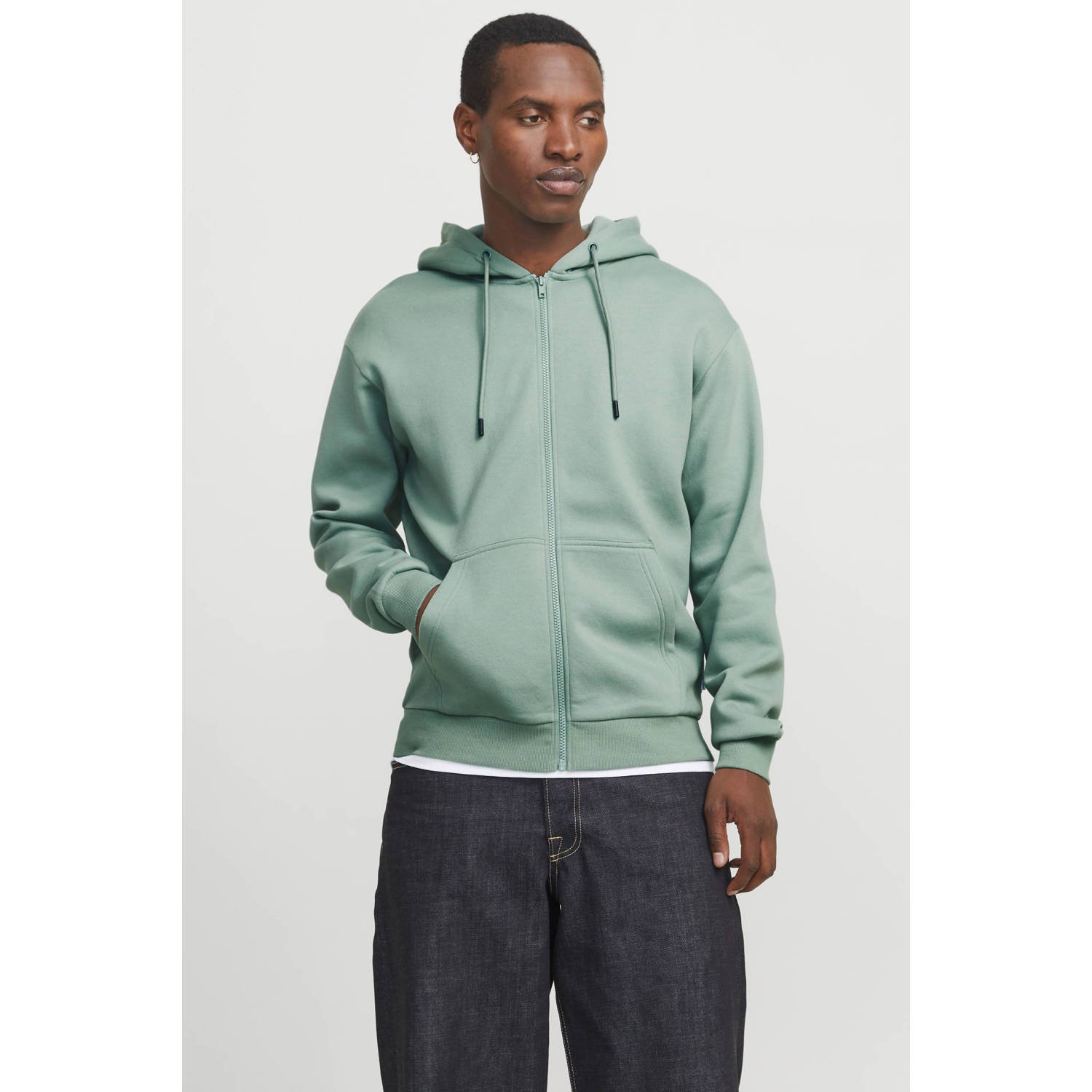 Jack & Jones Capuchonsweatvest JJEBRADLEY SWEAT ZIP HOOD NOOS