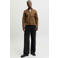 JACK & JONES ESSENTIALS suèdelook jas cognac