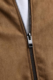 thumbnail: JACK & JONES ESSENTIALS suèdelook jas cognac