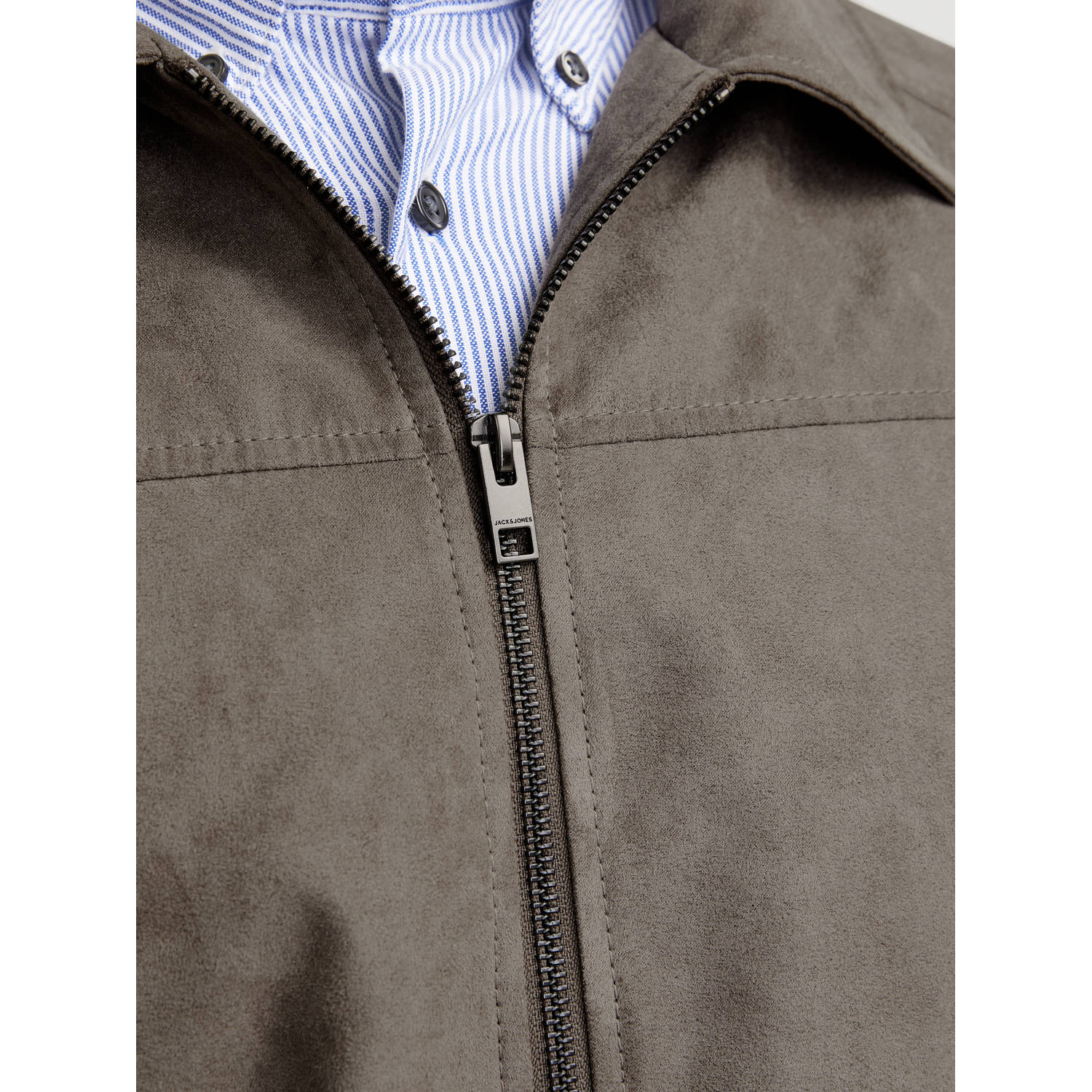 JACK & JONES ESSENTIALS tussenjas grijsbruin