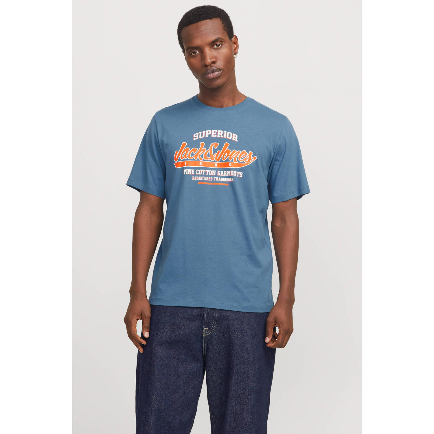 JACK & JONES ESSENTIALS T-shirt blauw