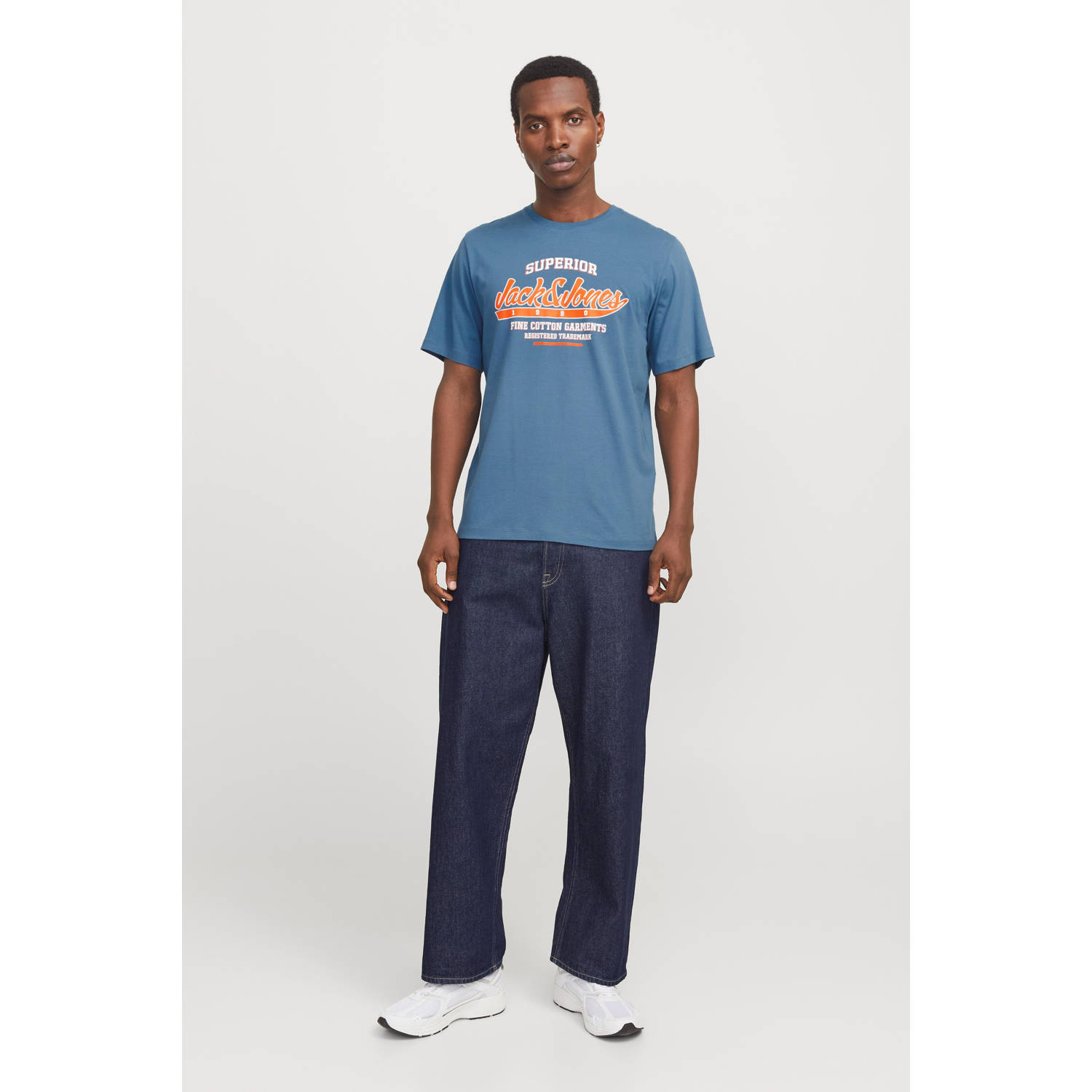 JACK & JONES ESSENTIALS T-shirt blauw