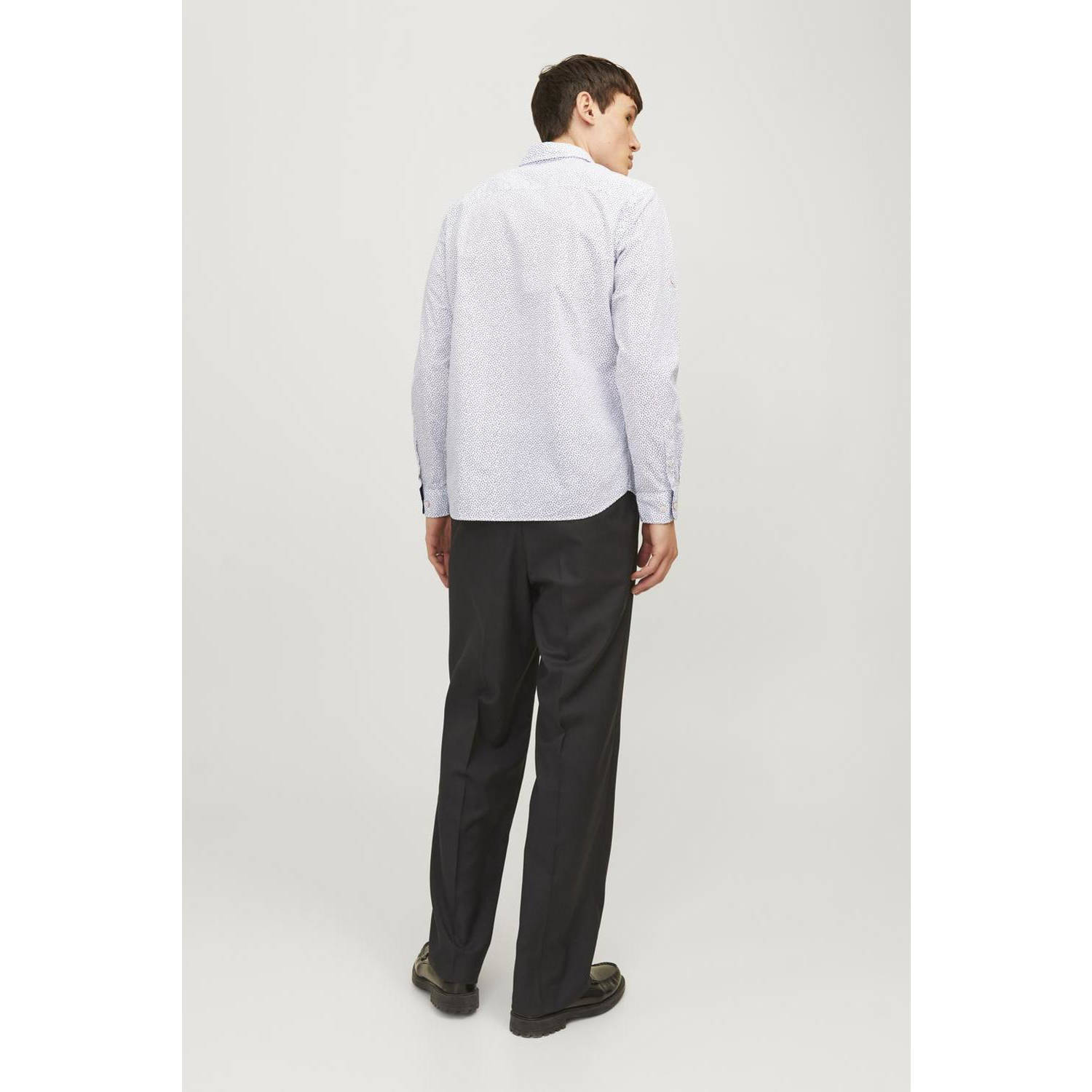JACK & JONES ESSENTIALS casual overhemd wit