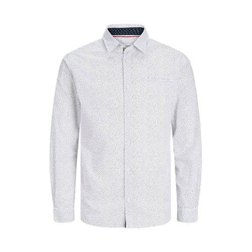 JACK & JONES ESSENTIALS casual overhemd wit afbeelding