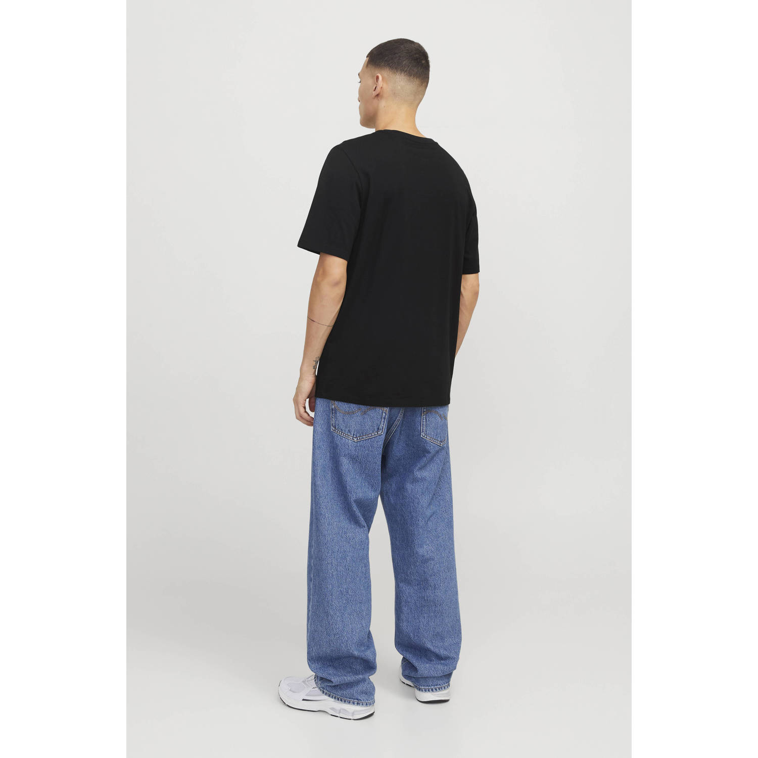 JACK & JONES ESSENTIALS T-shirt zwart