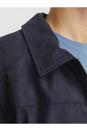 thumbnail: JACK & JONES ESSENTIALS suèdelook jas - zwart