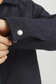 thumbnail: JACK & JONES ESSENTIALS suèdelook jas - zwart
