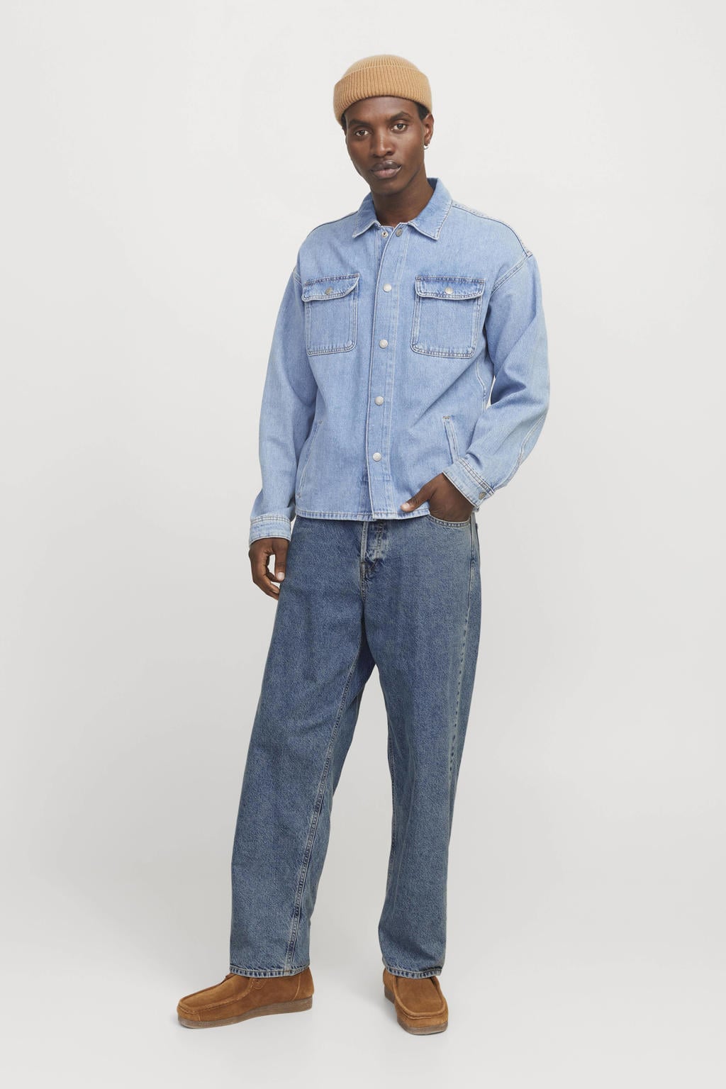 JACK & JONES JEANS INTELLIGENCE baggy jeans - blue denim