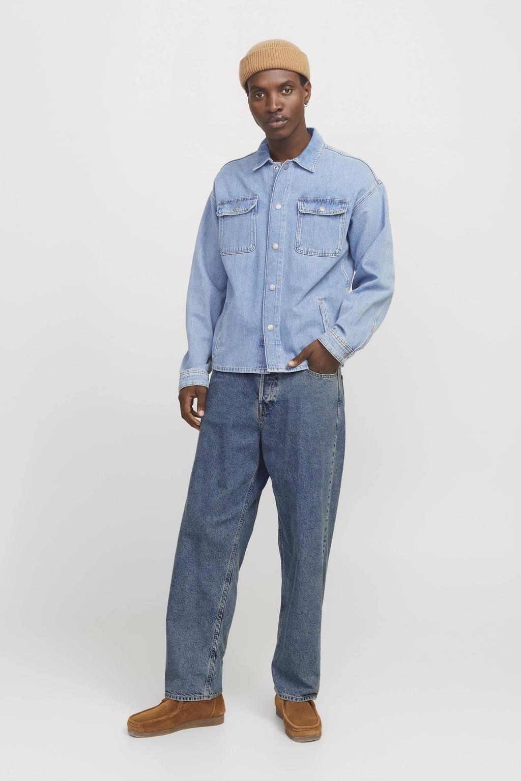 JACK & JONES JEANS INTELLIGENCE JJIALEX JJORIGINAL baggy jeans blue denim