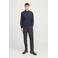 JACK & JONES ESSENTIALS casual overhemd donkerblauw