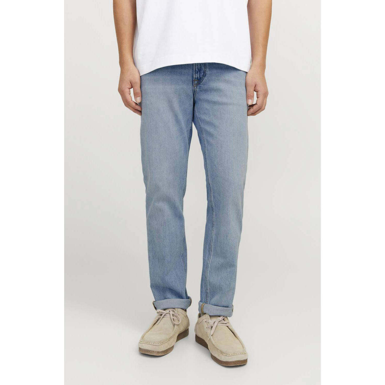 JACK & JONES JEANS INTELLIGENCE JJICLARK JJIORIGINAL regular fit jeans blue denim