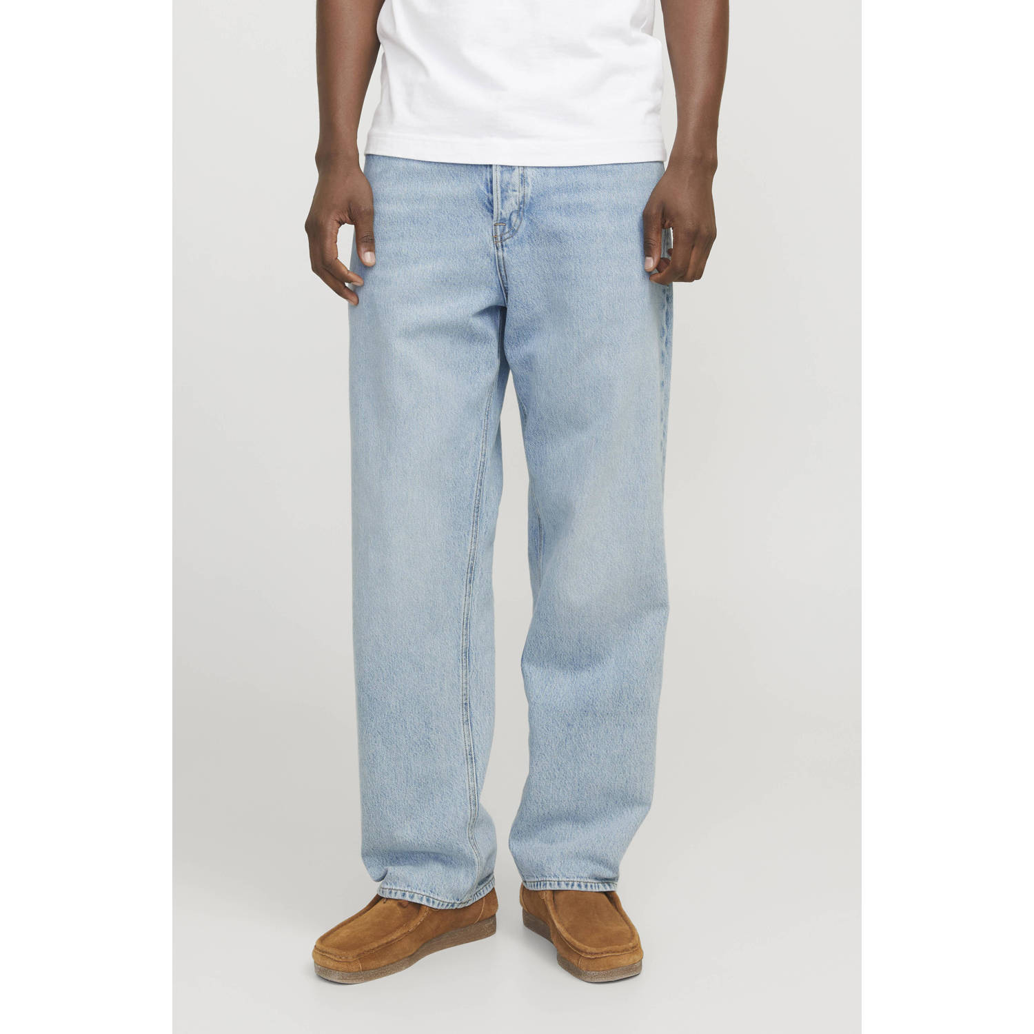 JACK & JONES JEANS INTELLIGENCE JJIALEX loose fit jeans blue denim