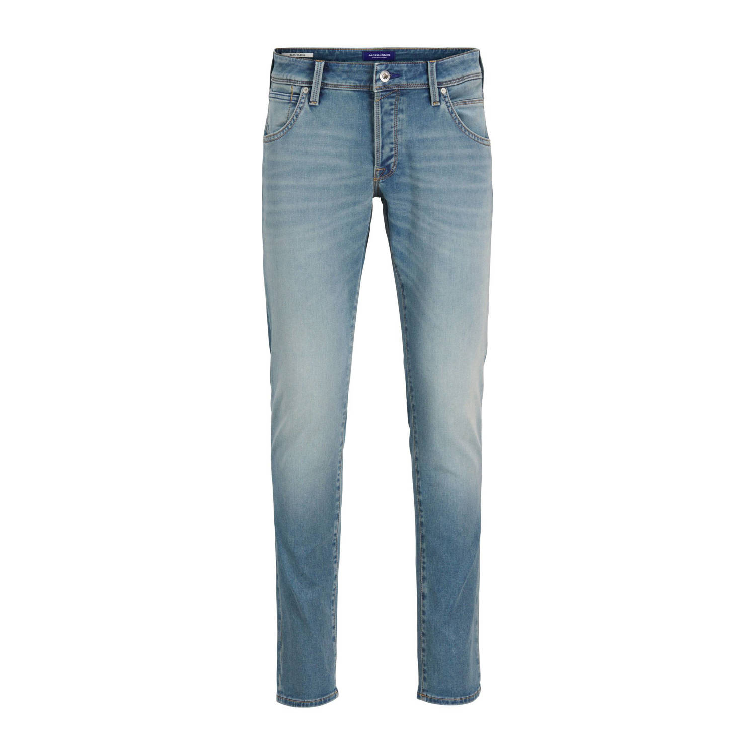 JACK & JONES JEANS INTELLIGENCE JJIMIKE JJFOX tapered jeans blue denim